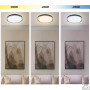 Люстра LED SMART ESLLSE GABO R 90 Вт 510x85 мм Чорно-золота 10574