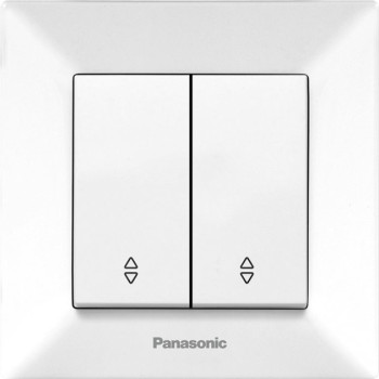Вимикач 2-й прохідний Panasonic Arkedia Slim білий
