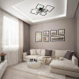Люстра LED SMART ESLLSE RGB 120W,IP20,3000-6500,чорний 10483