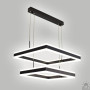 Люстра LED SMART ESLLSE STELLA 2S 180 Вт 500x500x1200 мм Чорна 10523