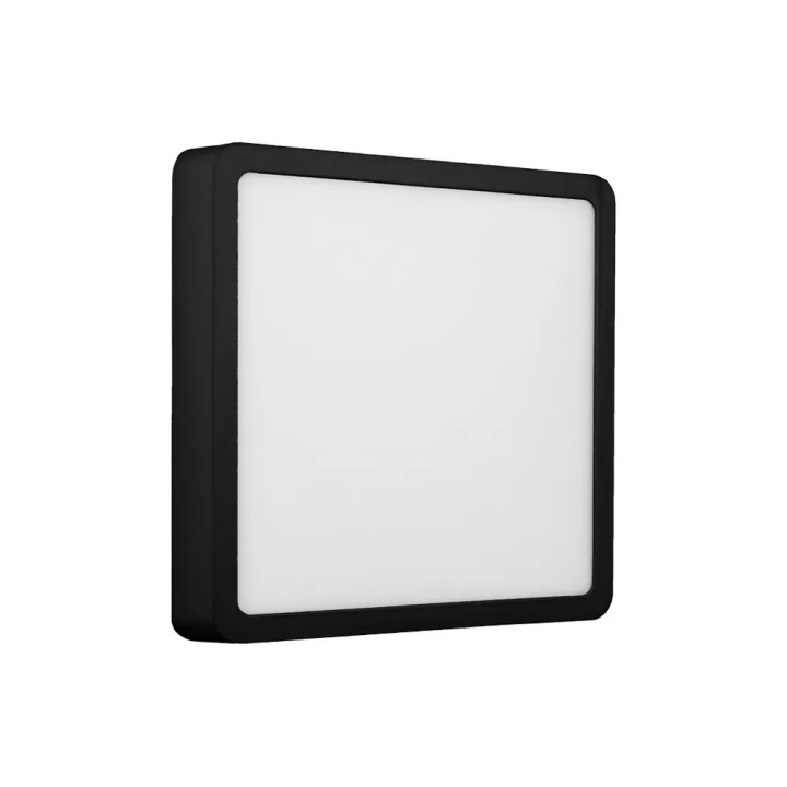 LED світильник ДББ RODOS чорний VIOLUX квадрат 18W 5000K IP20 330351