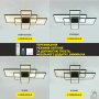 Люстра LED SMART ESLLSE SVEN 125W,IP20 3000-6500K BLACK 10543