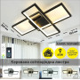 Люстра LED SMART ESLLSE SVEN 65W,IP20 3000-6500K чорний 10493