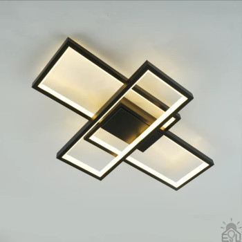 Люстра LED SMART ESLLSE SVEN 65W,IP20 3000-6500K чорний 10493