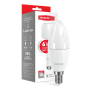 Лампа світлодіодна Maxus C37 6W 4100K 220V E14 1-LED-739