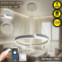 Люстра LED SMART ESLLSE HIPPO 90W,IP20,3000-6500K,білий 10541
