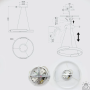 Люстра LED SMART ESLLSE HIPPO 90W,IP20,3000-6500K,білий 10541