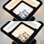 Світильник LED БРА ESLLSE TETRA 13W S-288x255x46 чорний 10582