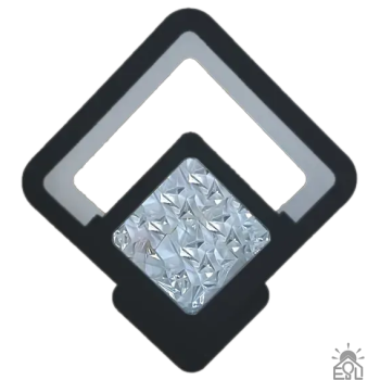 Світильник LED БРА ESLLSE TETRA 13W S-288x255x46 чорний 10582