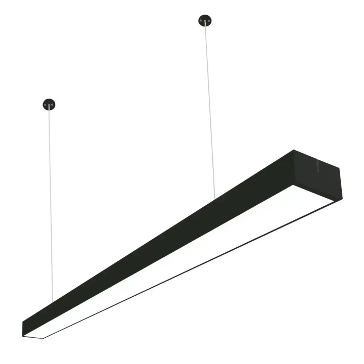 Лінійний підвісний LED світильник OLEDIM DK-1270B 36W чорний 1200мм 6000K 7771156