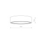 Люстра Nowodvorski 8943 Mist E27 3x25W IP20 Wh