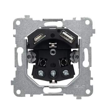 Механізм розетки ELEQUS 1-на з/з 2*USB Type A+C EQ-M-SOAC