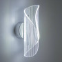 Світильник світлодіодний настінний, бра LUMINARIA LUMIERA 10W I-ON/OFF CHROME/CLEAR 220V IP20