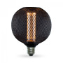 Лампа LED Videx  Filament 4W E27 1800K Black Chainmail style (484381)
