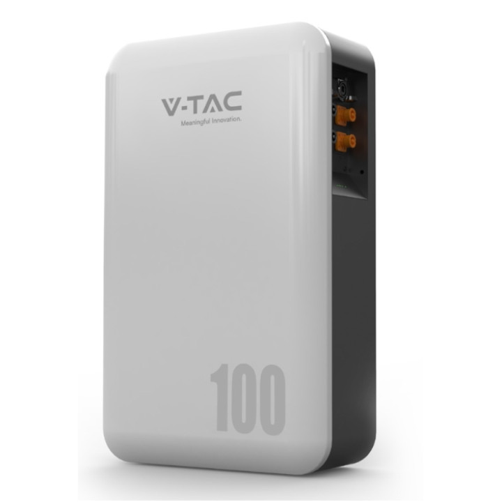 Акумуляторна батарея V-TAC 51,2V 5,12kWh 100Ah LiFePO4 IP65 VT-48100-W2 (Deye)