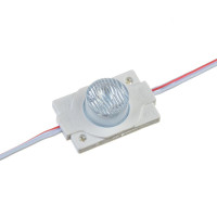 Світлодіодний модуль MTK 3030 торцева лінза, 12V 1.5W, IP68, БІЛИЙ 1009280