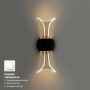Люстра LED SMART Esllse  бра DIO 12W,IP20,3000,6000,прозорий,чорний,10131.