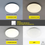 Люстра LED SMART ESLLSE MOON R 50 Вт 380×65 мм Білий 10408