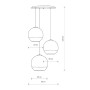Люстра Nowodvorski 7607 Globe plus E27 3x60W IP20 Bl