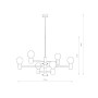 Люстра Nowodvorski 7932 Radius E27 6x60W IP20 Bl