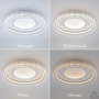 Люстра LED SMART ESLLSE POLUMIA RC 80W IP20 3000-6500,білий,10649