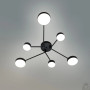 Люстра LED SMART ESLLSE OTTO 6R 75 Вт 1000x850x108 мм Чорна 10506