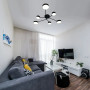 Люстра LED SMART ESLLSE OTTO 6R 75 Вт 1000x850x108 мм Чорна 10506