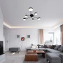 Люстра LED SMART ESLLSE OTTO 6R 75 Вт 1000x850x108 мм Чорна 10506