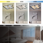 Люстра LED SMART ESLLSE ALMAZ 120W 8S 525×525x70 10621