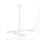 Підвісний світильник Nowodvorski 7941 Orbit GX53 4x8W IP20 Wh