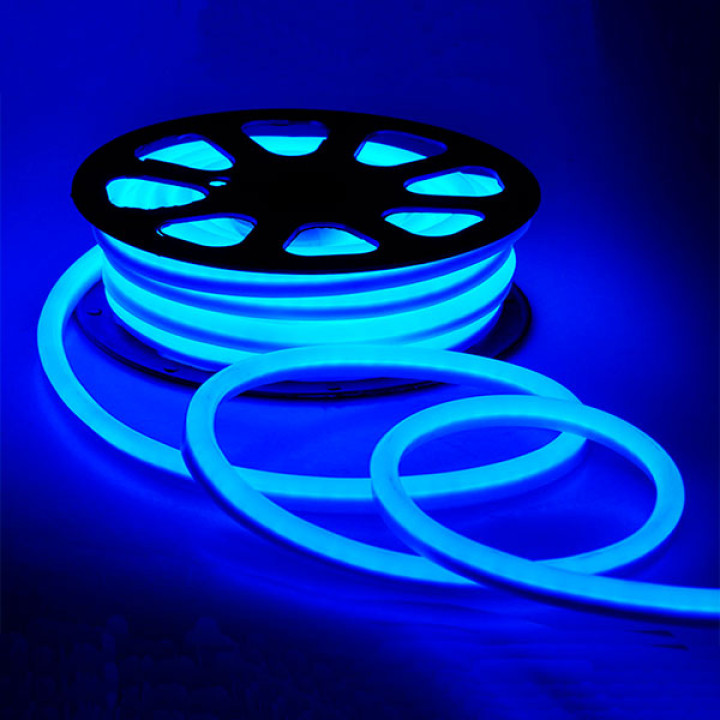 #54 Стрічка світлодіодна NEON 2835IB120 12V 12W, блакитний,  IP65, 6-12mm  AVT St-54, 1018087