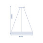 Світлодіодний світильник Feron AL6610 SHINE LEVITATION 50W