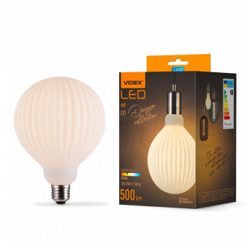 Лампа LED Videx  Filament 4W E27 G125 3000K Matt opal VL-DG125175-WZTMO (484541)