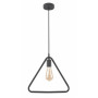 Підвісний світильник GTV decor GIJA, E27, max.40W, IP20, чорний (OS-GI-E27-10-DEC)