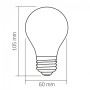 Лампа LED Videx  Filament 4W E27 A60 3000K Porcelain dimmable VL-DA60MO (484466)