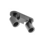 OS-BLN50W2-00 Світильник BLINK, GU10, max.20W*2, IP20, подвійний, чорний