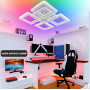 Люстра LED SMART ESLLSE ROOM ICE RGB 5S 70 Вт SMART 385×385×75 мм Біла 10415