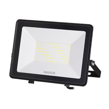 1-MFL-04-10050, Прожектор MAXUS FL-04, 100W, 5000K Black