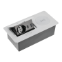 Подовжувач вбудований GTV AVARO PLUS індукційна зарядка, 1 роз. schuko, USB A+C 1,5 м, срібний