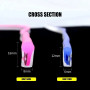 Світлодіодний NEON PROLUM 6x12, IP68, 5V, Series "SX", Тепло-Білий, PRO