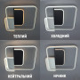 Люстра LED SMART ESLLSE CODE 70W 3S-500×490×55-WHITE/BLACK-220-IP20 10434