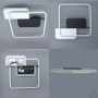Люстра LED SMART ESLLSE CODE 70W 3S-500×490×55-WHITE/BLACK-220-IP20 10434