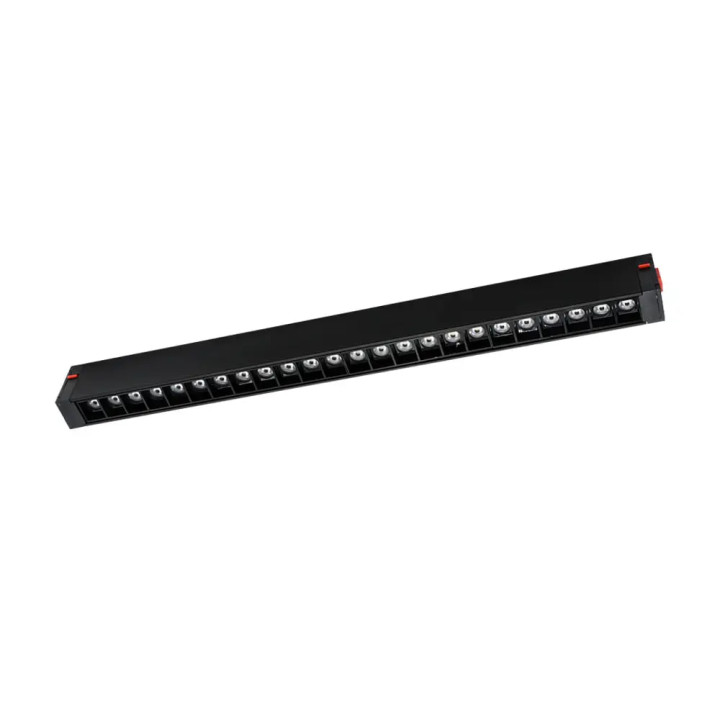 Магнітний трековий світильник PROLUM  M25; 24W; 220V; SERIES "LD"; Білий 4000K