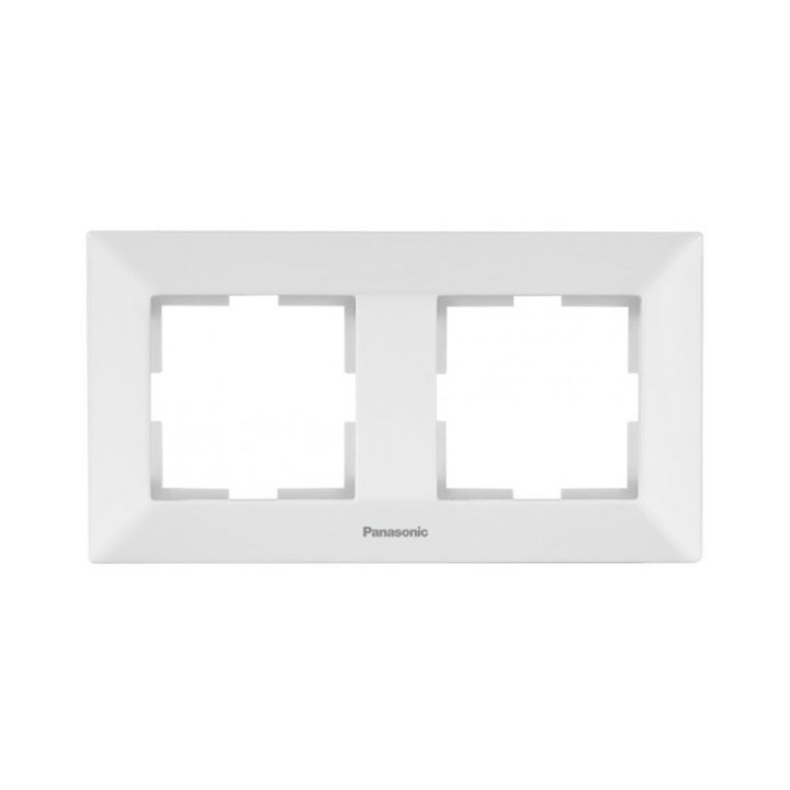 Рамка 2-а Panasonic Arkedia Slim біла WNTF08022WH-UA