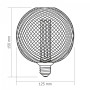 Лампа LED Videx  Filament 4W E27 1800K White Chainmail VL-DWMC125150 (484459)