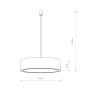 Підвісний світильник Nowodvorski 8942 Mist E27 3x25W IP20 Wh
