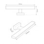 Підсвітка картинна LED ARDERO AL5080 12W 4000K , 960Lm , хром