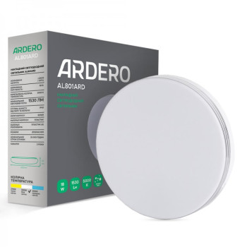 Накладний  світильник Ardero AL801ARD 18W коло