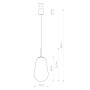 Підвісний світильник Nowodvorski 8672 Pear E27 1x40W IP20 Transparent
