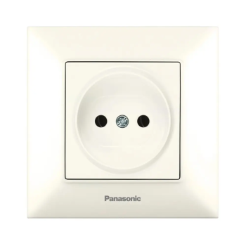 Розетка 1-а кремова Panasonic Arkedia Slim